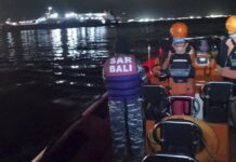 Rescuers search for survivors after ferry sinking near Bali, Indonesia